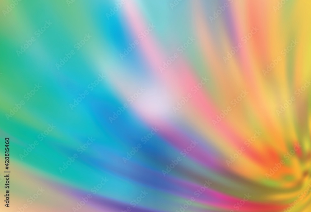 Obraz premium Light Multicolor vector colorful blur backdrop.