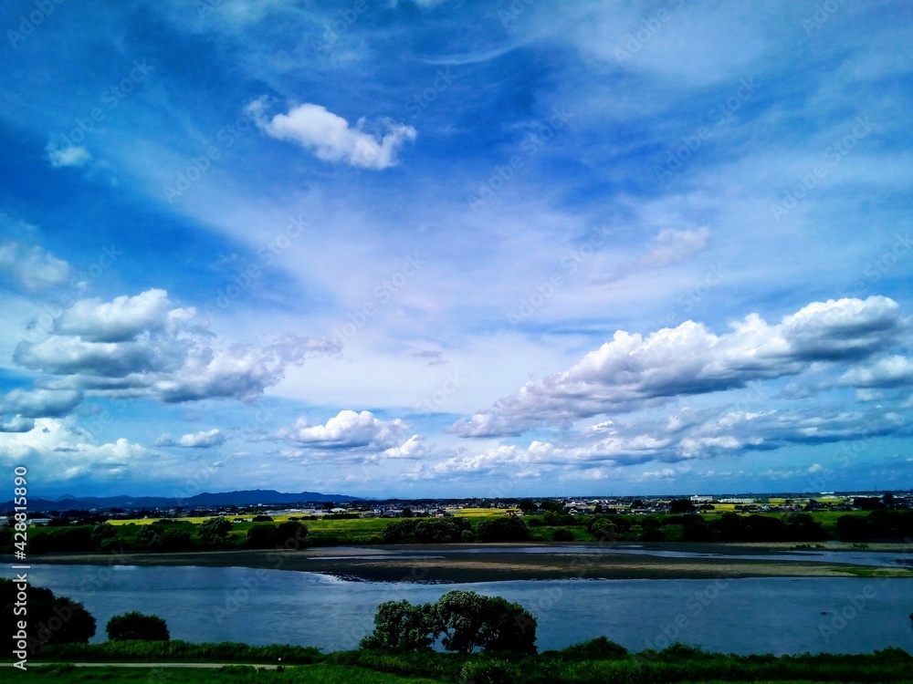 Fototapeta premium Waterside landscape