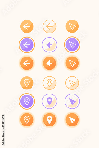 Taxi app UI elements kit. Setting for online drive ordering isolated vector icon, bar and dashboard template. Web design widget collection for mobile application with light theme interface
