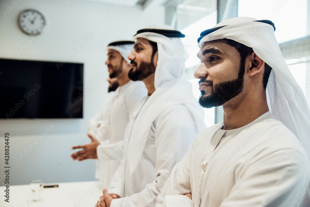 Arabic business team in the office