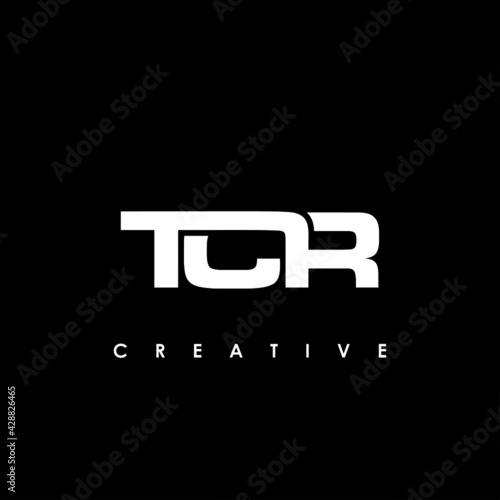 TCR Letter Initial Logo Design Template Vector Illustration photo