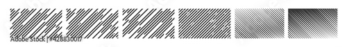 Fotografie, Obraz Diagonal or lines edgy pattern