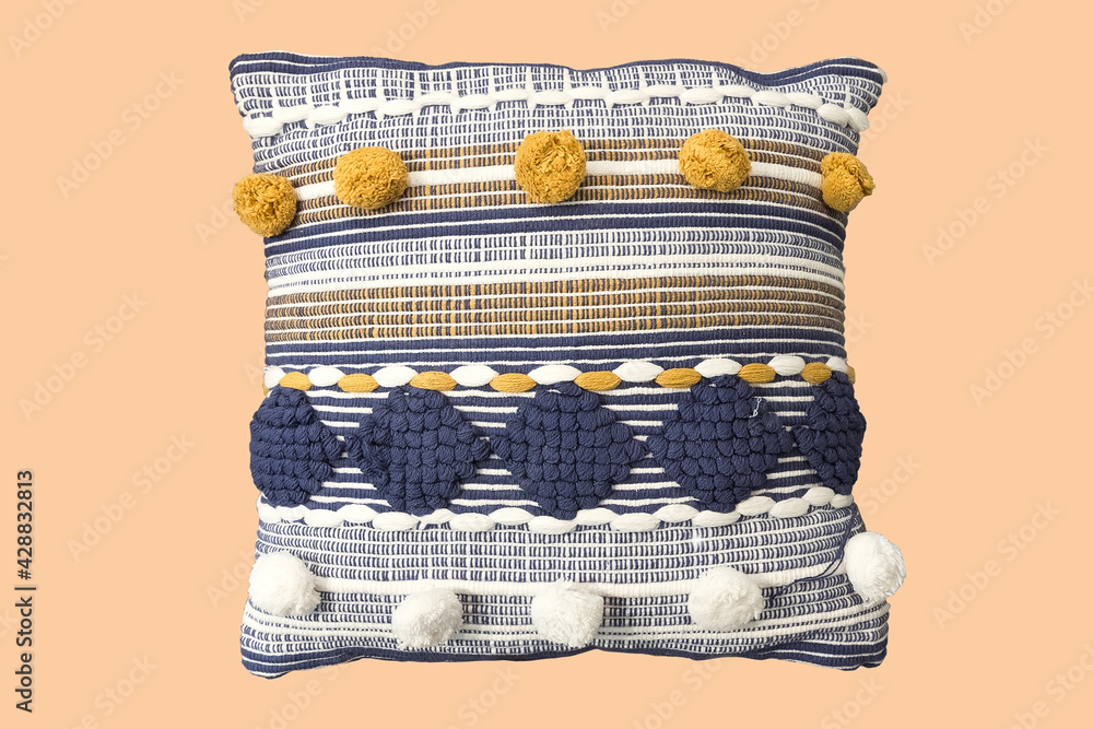 Canvas Print Decorative throw pillow.