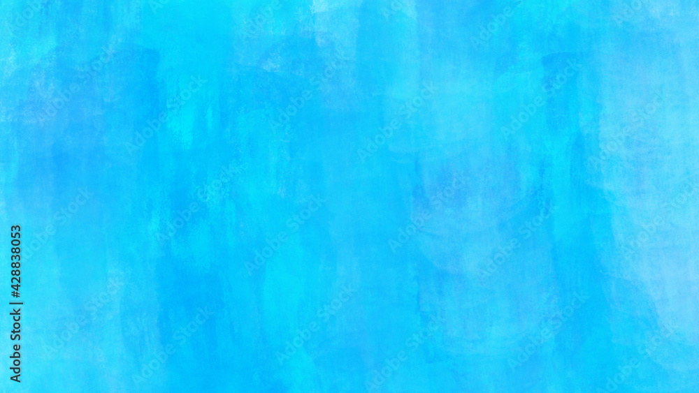 水彩風の青色ペイントのテクスチャ素材