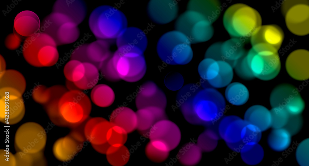 Abstract colorful Bokeh background blur Abstract colorful Bokeh background blur