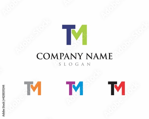 Free Download Letters T and M Logo Vector 001 - GFXLoad