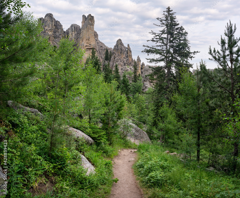 Cathedral Spires hike in the Black Hills of Custer State Park South Dakota - hike from the Needles Scenic Highway