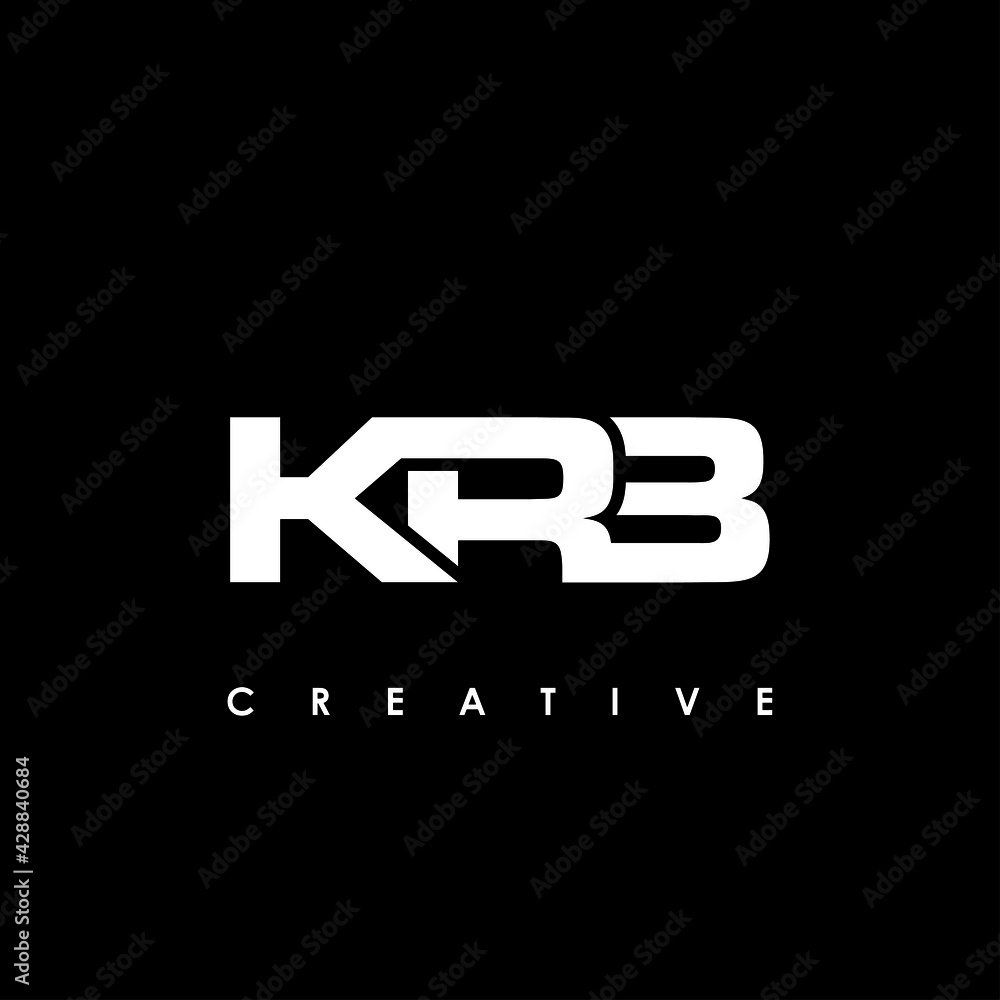 KRB Letter Initial Logo Design Template Vector Illustration