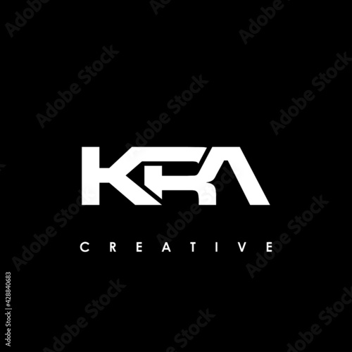KRA Letter Initial Logo Design Template Vector Illustration