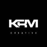 KRM Letter Initial Logo Design Template Vector Illustration