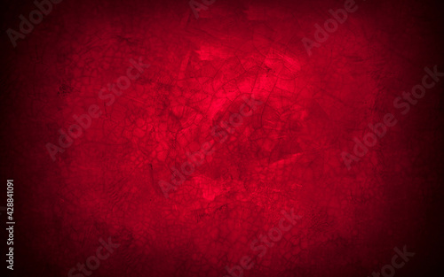 Old wall texture cement black red background abstract dark color design are light with white gradient background.