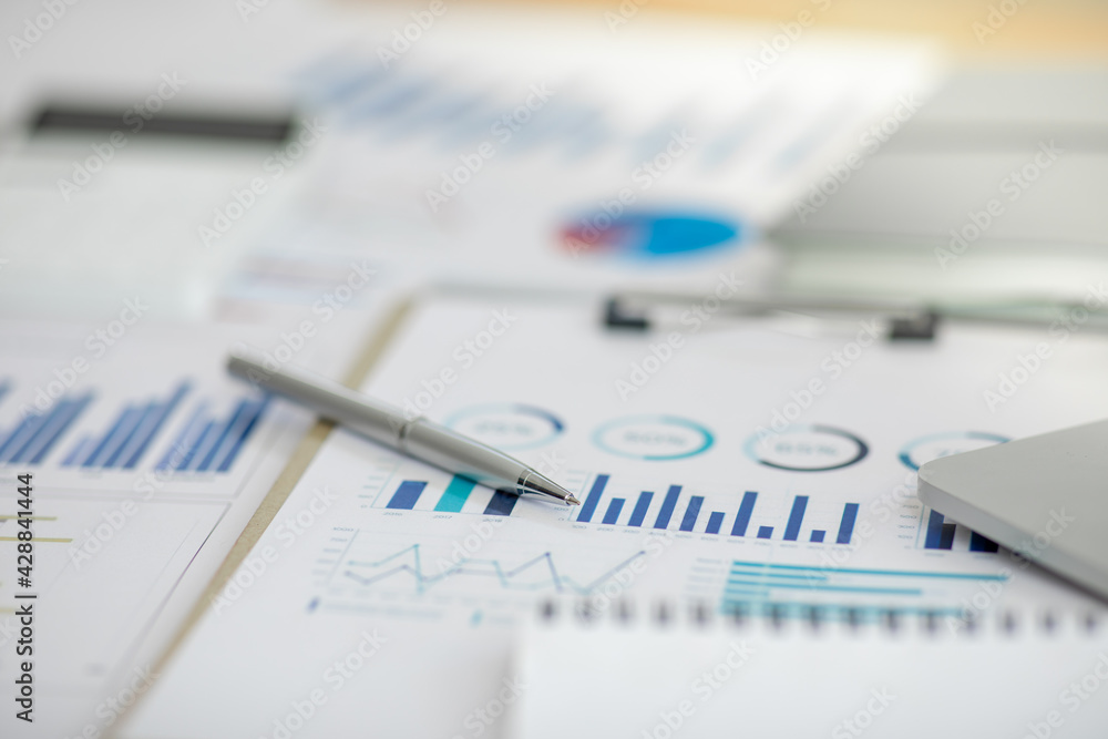 financial accounting report concept with graphs and charts financial accounting report concept with graphs and charts