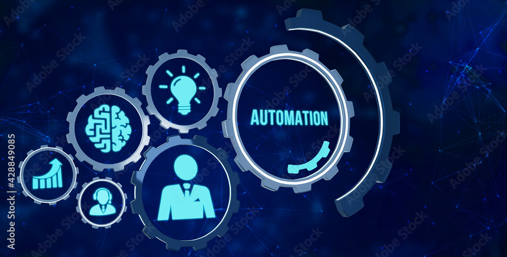Internet, business, Technology and network concept. Automation Software concept as an innovation.