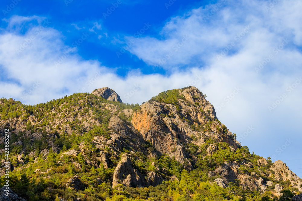 View of the Taurus mountains in Antalya province, Turkey View of the Taurus mountains in Antalya province, Turkey
