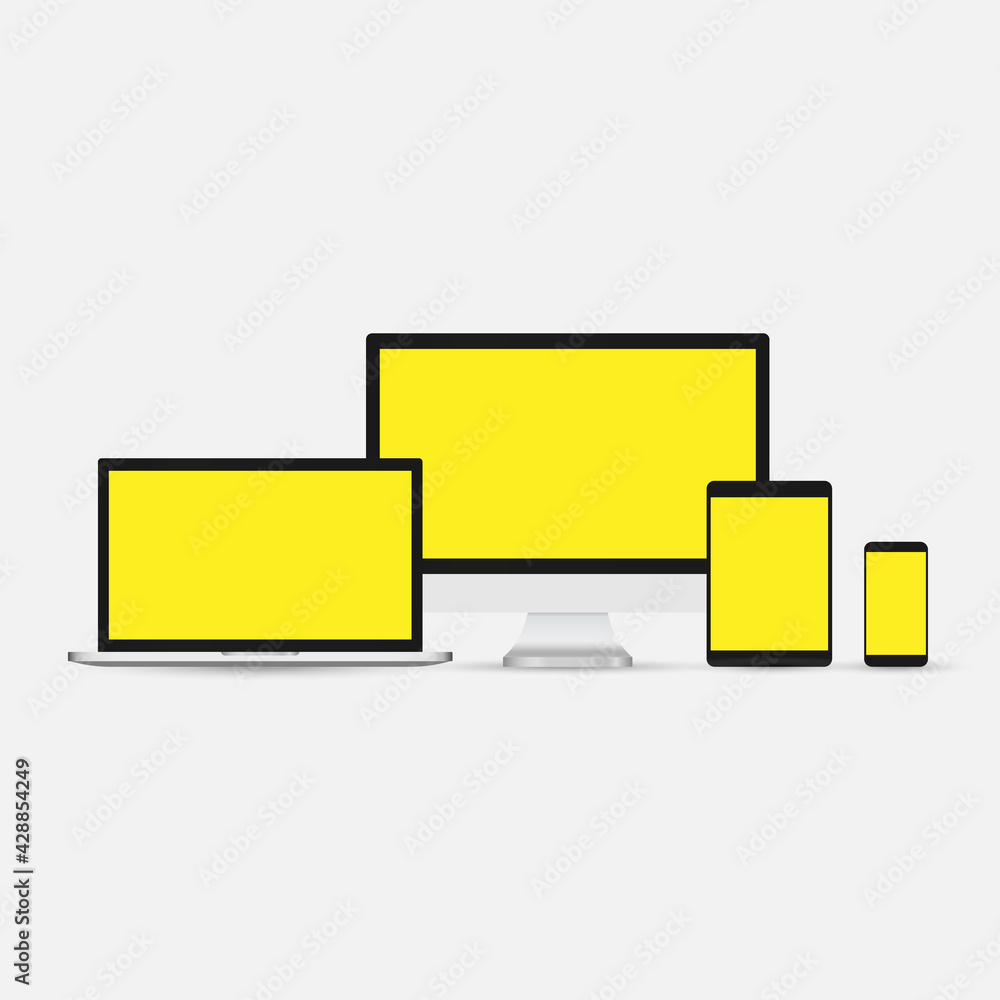 Vector minimalistic 3d illustration set device. Realistic smartphone laptop, tablet, tv. Soft color mesh gradient background. Vector isolated device screen for graphics presentations wallpaper design. Vector minimalistic 3d illustration set device. Realistic smartphone laptop, tablet, tv. Soft color mesh gradient background. Vector isolated device screen for graphics presentations wallpaper design.