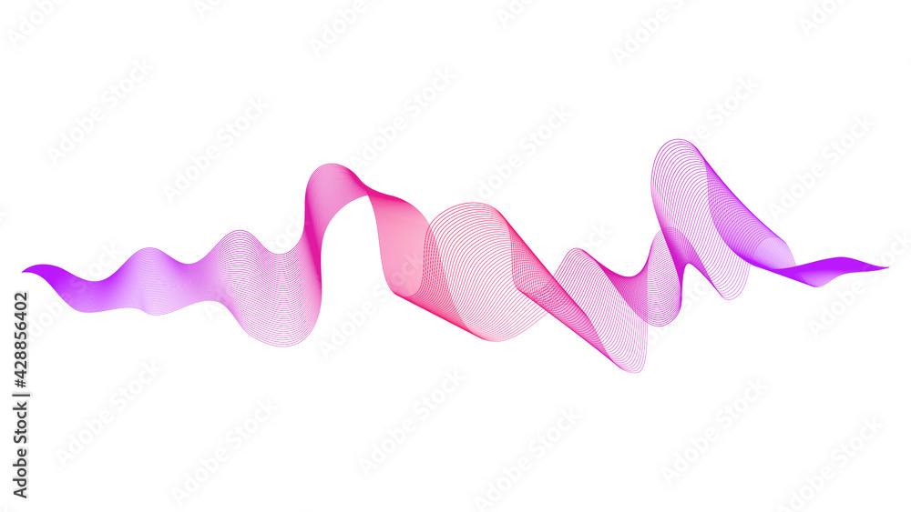 Abstract backdrop with wave gradient lines Abstract backdrop with wave gradient lines