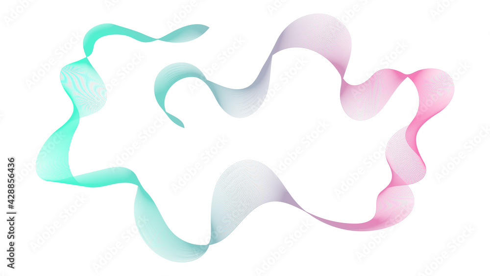 Abstract backdrop with wave gradient lines Abstract backdrop with wave gradient lines
