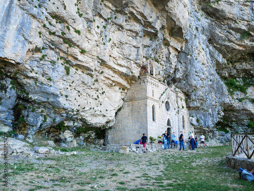 Hermitage of San Michele Arcangelo on the Aurunci Mountains. Formia, Latina, Lazio, Italy photo