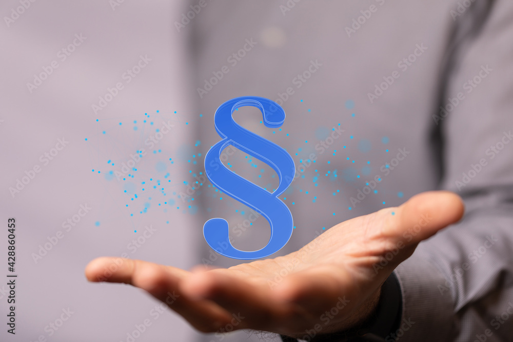 Symbol of Law and Justice - Paragraph / section sign Symbol of Law and Justice - Paragraph / section sign