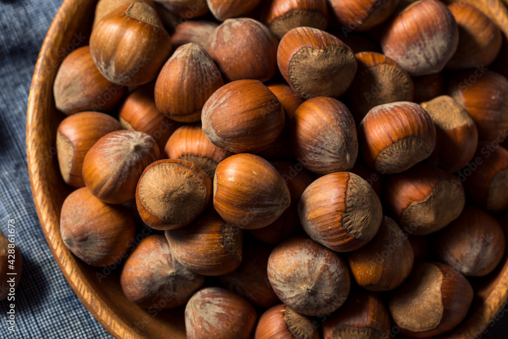 Raw Organic Unshelled Hazelnuts Raw Organic Unshelled Hazelnuts