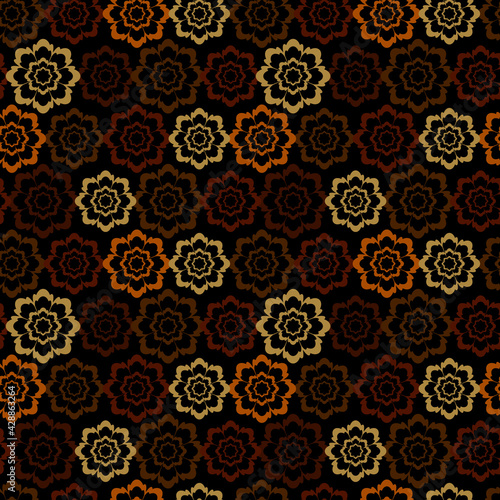 Geometric pattern seamless vintage retro design