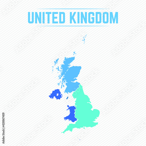 United Kingdom Detailed Map With Countries
