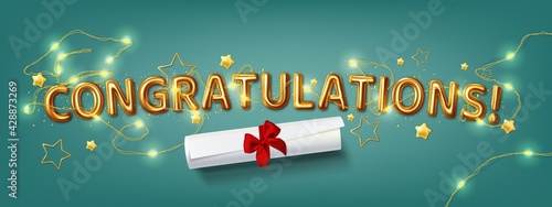 Congratulation graduates 2021 class of graduations. Vector illustration