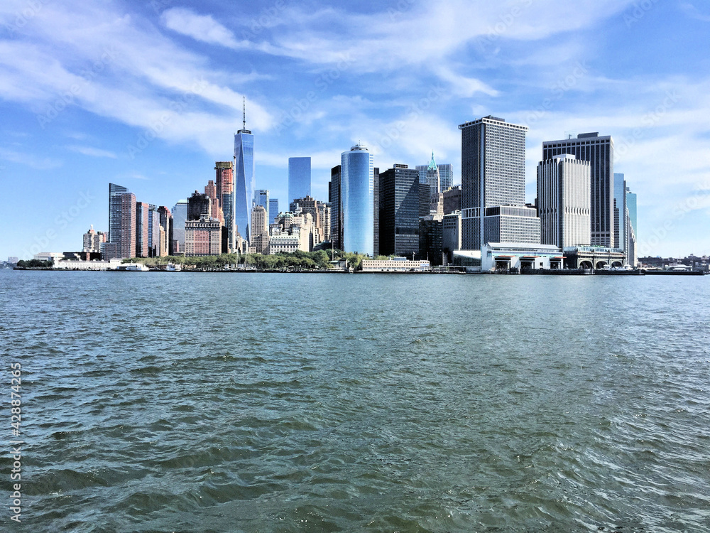 Naklejka premium A panoramic view of New York