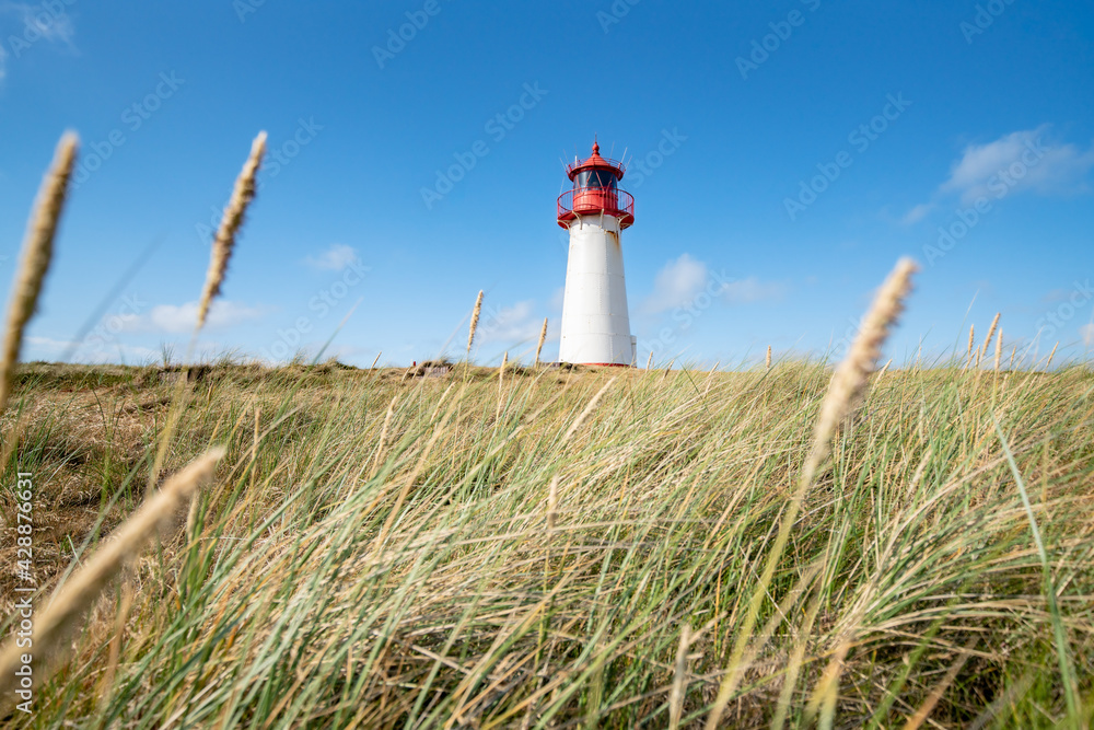 Lighthouse List West on the island of Sylt, Schleswig-Holstein, Germany Lighthouse List West on the island of Sylt, Schleswig-Holstein, Germany