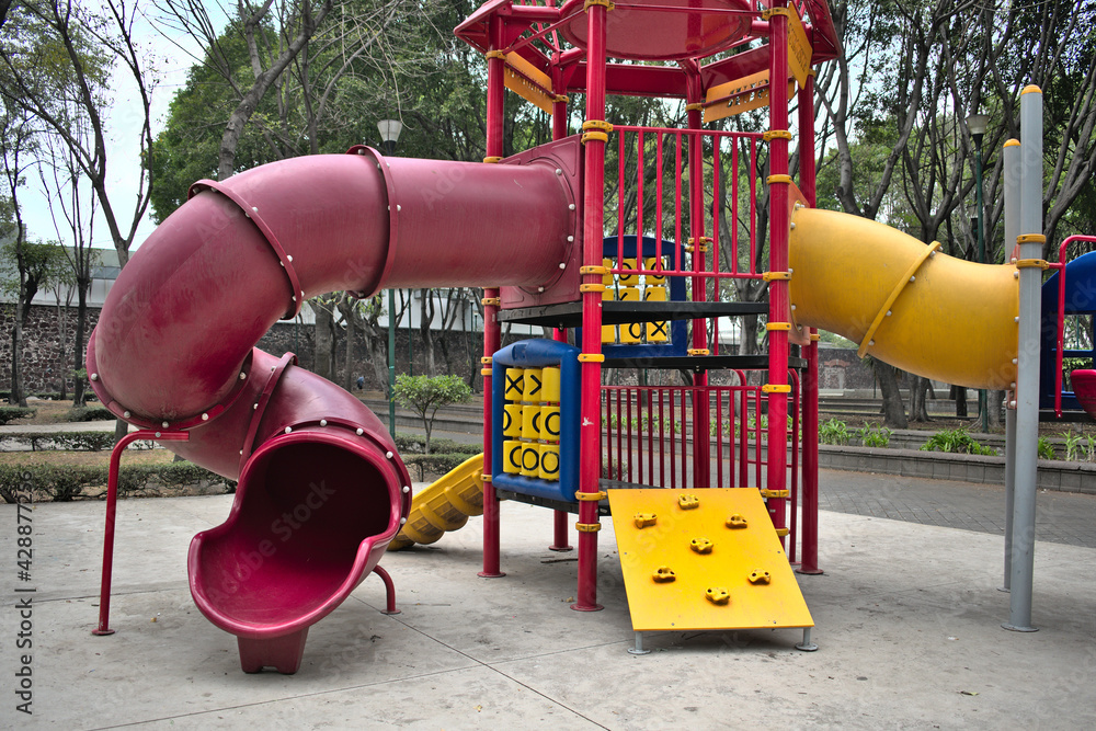 playground for children with various games and activities