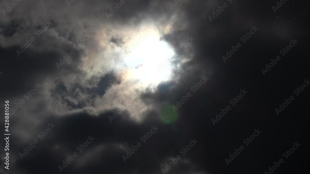 Dramatic dark sky. Dramatic dark sky.