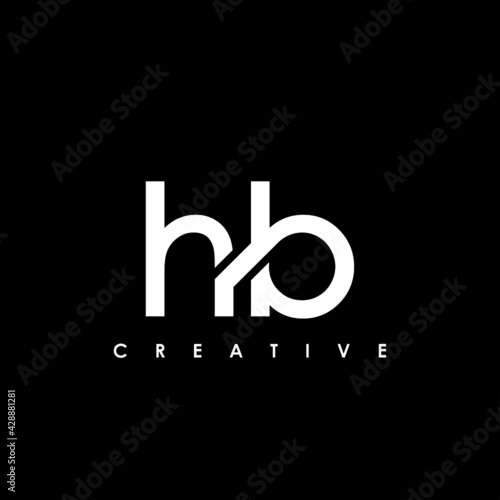HB Letter Initial Logo Design Template Vector Illustration