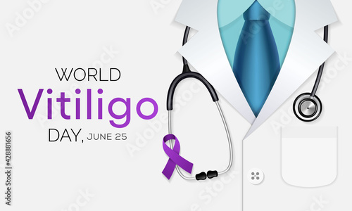 World Vitiligo day is observed every year on June 25, it is a long-term condition where pale white patches develop on the skin. It's caused by the lack of melanin, which is the pigment in skin.