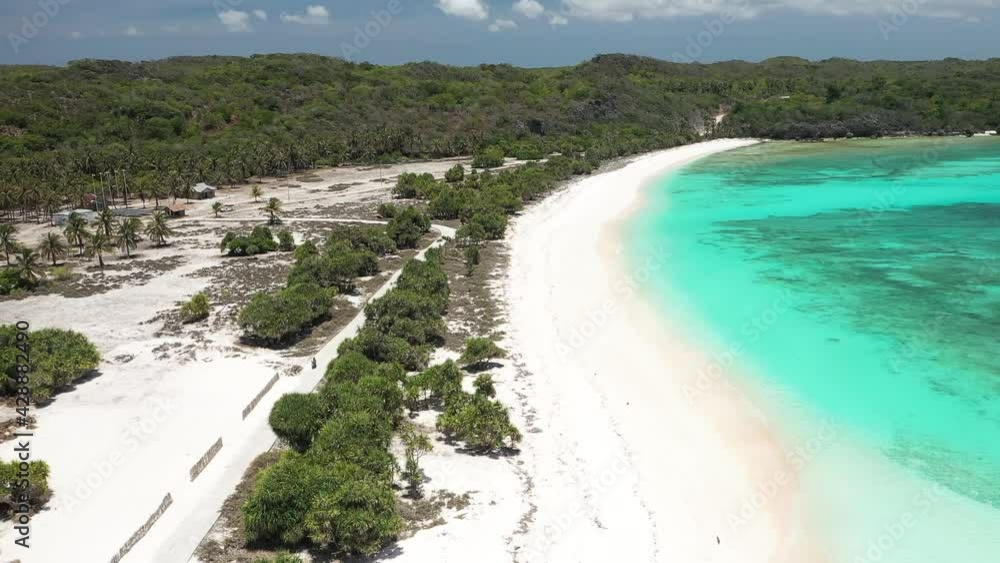 2020 - Excellent aerial shot of waves lapping at the shores of the Rote Islands in Indonesia. 2020 - Excellent aerial shot of waves lapping at the shores of the Rote Islands in Indonesia.