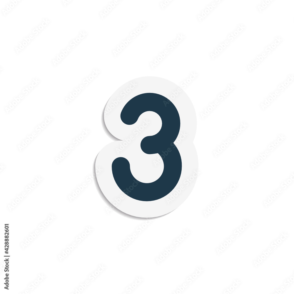 Three - Sticker Three - Sticker