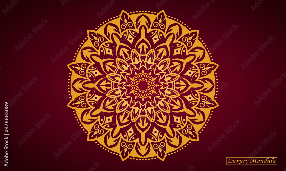 Golden luxury mandala art for the element of invitation. Party ornament. vintage decorate element. Golden luxury mandala art for the element of invitation. Party ornament. vintage decorate element.