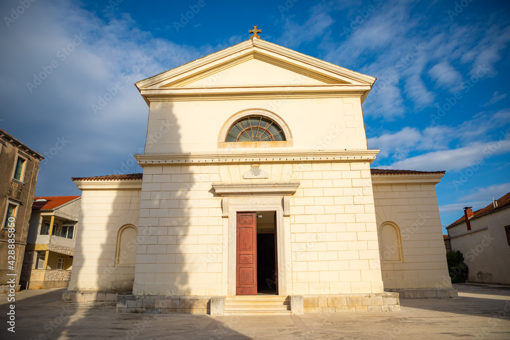 Saint Joseph church in Vela Luka, Korcula island, Croatia