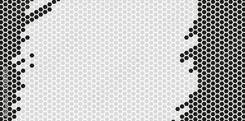 TEXTURE NID D'ABEILLE NOIR ET BLANC OBLIQUE POUR ARRIÈRE-PLAN