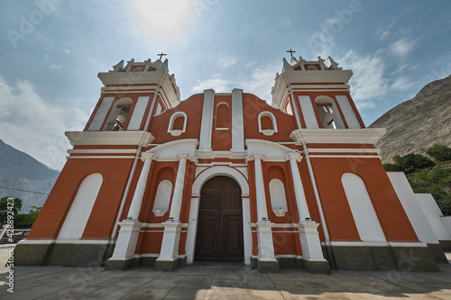 Iglesia de Lunahuaná, Lima, Perú. photo