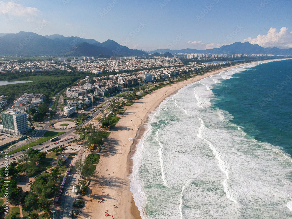Brazilian Coast in Recreio dos Bandeirantes