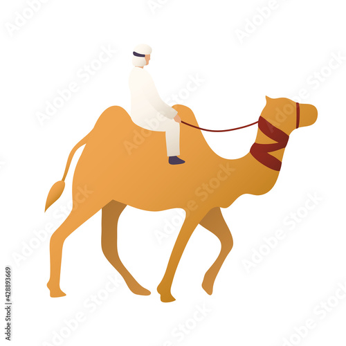 bedouin in camel
