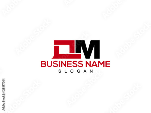 OM Letter Logo, om logo icon vector for business