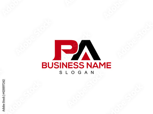 PA Letter Logo, pa logo icon vector for business