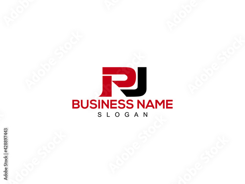 PJ Letter Logo, pj logo icon vector for business