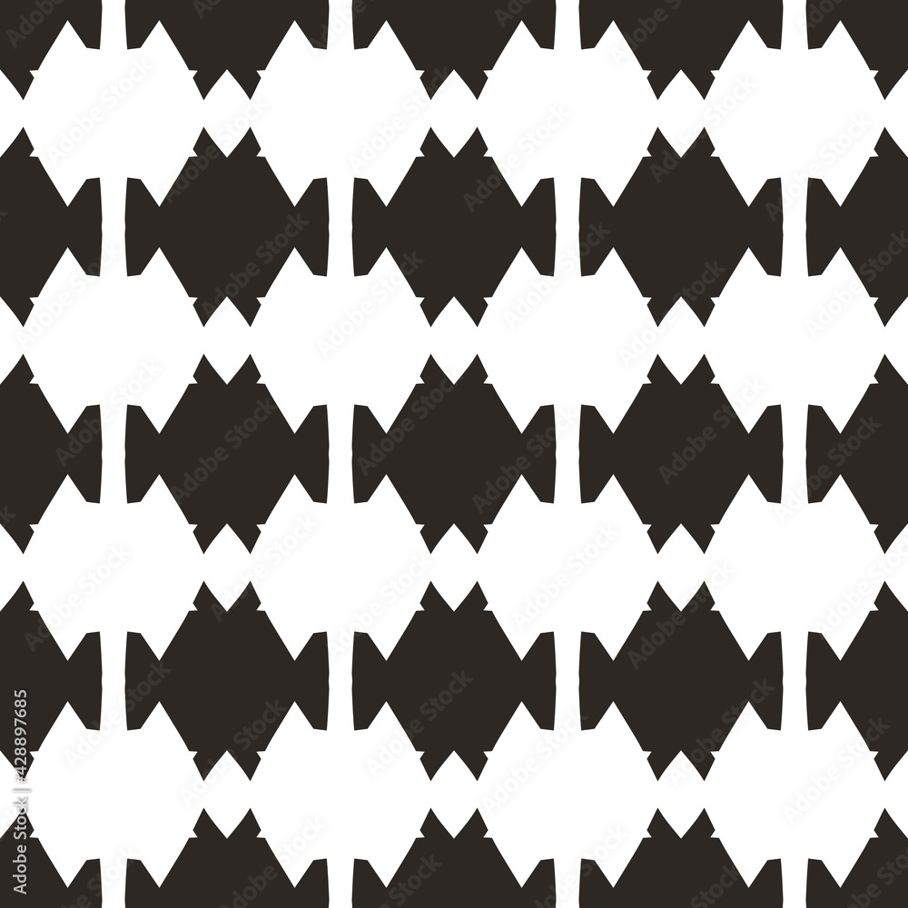 Seamless pattern with geometric shapes. Seamless pattern with geometric shapes.