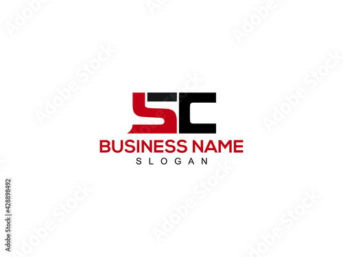 SC Letter Logo, sc logo image vector for business