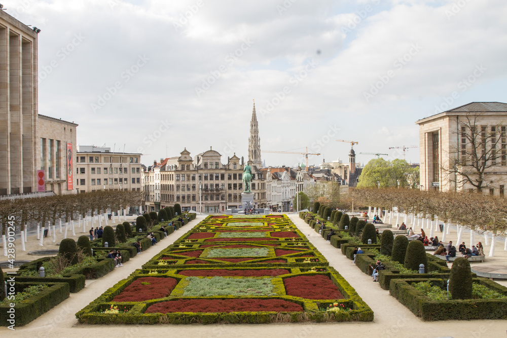Belgium, Brussels, The mont des arts