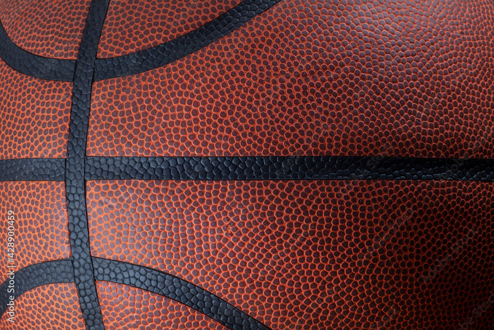 Obraz premium Basketball surface texture and pattern