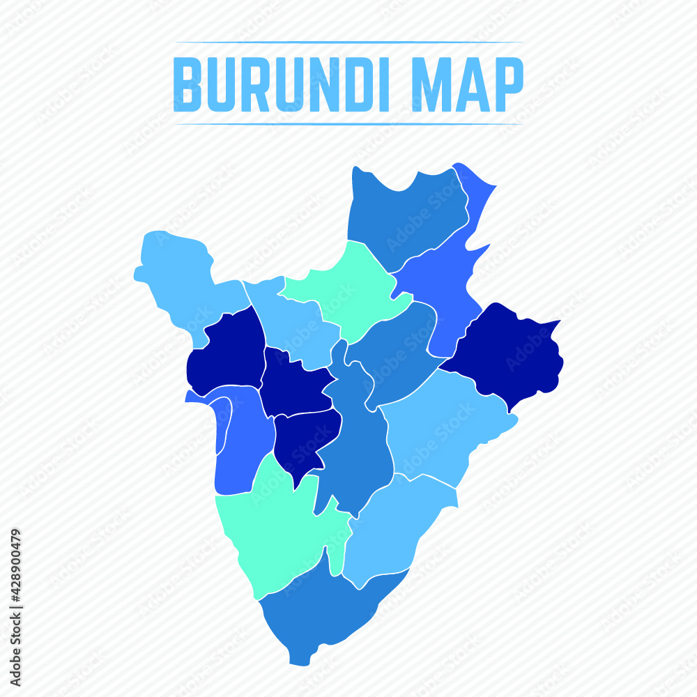 Burundi Detailed Map With Cities