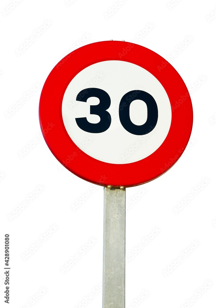 Blank Speed Limit or No Entry Blank Speed Limit or No Entry